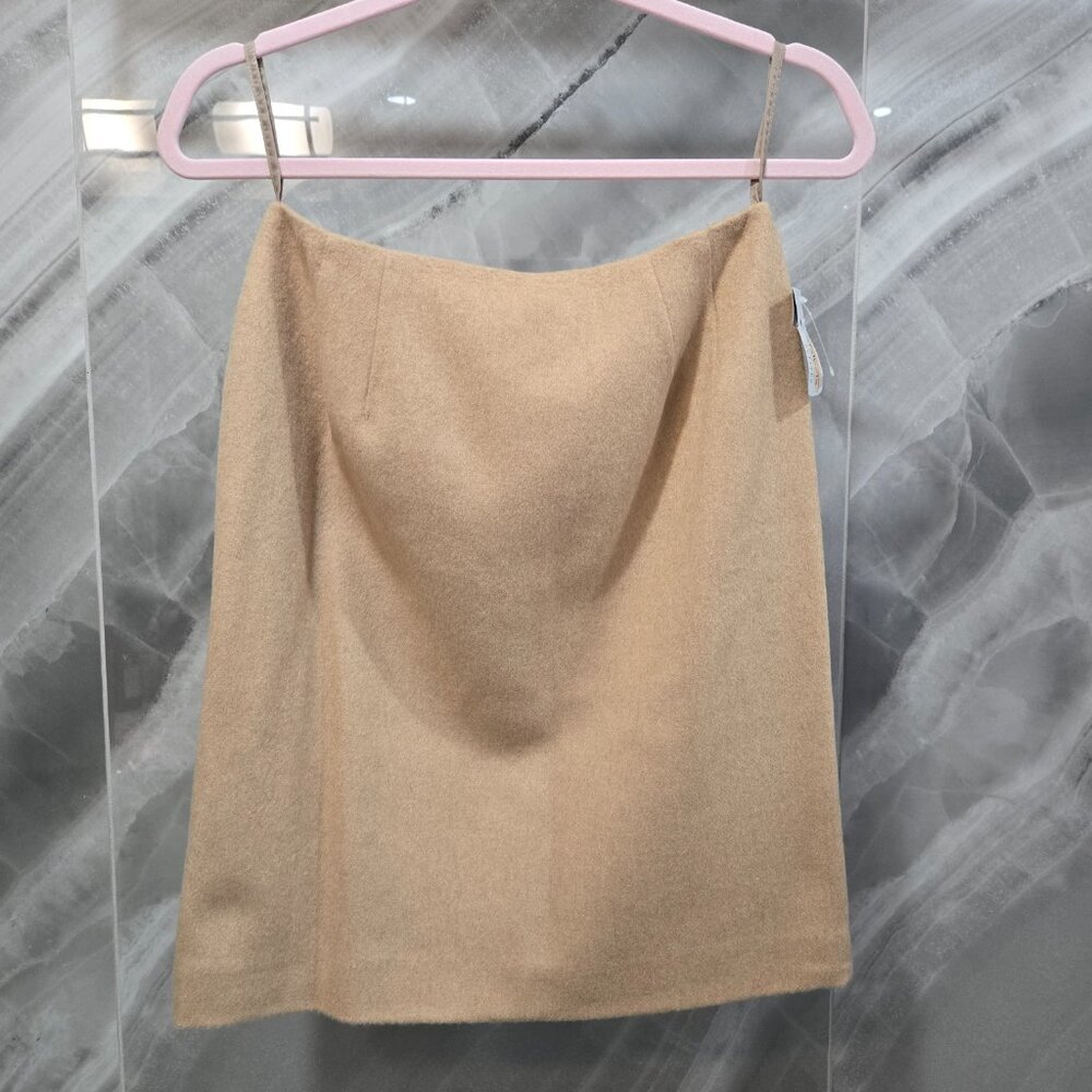 NWT Talbots 100% Camel Hair suit with skirt, size 4P - Picture 11 of 15